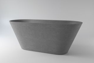 Ванна отдельностоящая Holbi Selena 161x68см бетон 2.01.006.44.4